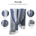 Miniatyrbilde 3 av 5: Feel Scarf - Lettvektssjal for kvinner, store myke sjal og vintervarmere
