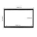 Miniatyrbild 1 av 2: 2 Din Bil Dash Mount Installationsram Trim Kit Ram Universal Modifiering 178x102MM