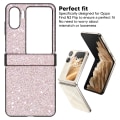 Miniatyrbild 4 av 5: Flippfodral för mobiltelefon, slitstarkt, perfekt passform, glitterdesign, lätt att rengöra, för Oppo Find N2 Flip
