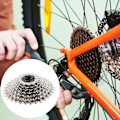 Miniatyrbild 2 av 8: Högpresterande cykelkassett frihjul för elcykel, 7 växlar 32T kompatibel med MTB bakväxel, superlätt stålmaterial, smidig växel