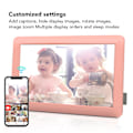 Miniatyrbild 6 av 8: WiFi Digital Fotoram 1280x800 10,1 Tum IPS HD Touch Screen Smart Cloud Fotoram med 16GB Lagring 100‑240V Rosa AU-kontakt