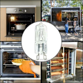 Miniatyrbillede 5 af 5: G9 Ovn Lys Høj Temperatur Modstandsdygtig Holdbar Halogen Pære Lampe til Køleskabe Ovne Fans 40w