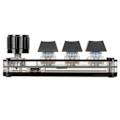 Miniatyrbilde 3 av 5: Mini 3-tasters tastatur med knott Tilpasset programmering Hot Swappable Blå bryter Makro mekanisk tastatur for spill