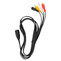 Pikkukuva 2 / 8: 5-nastainen DIN - 4 RCA -kaapeli, naaras-uros, Plug and Play -ääniadapterikaapeli CD-vahvistimelle ja kaiuttimille, 1,5 metriä