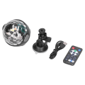 Miniatyrbild 1 av 5: Röstyrda LED-scenljus 7-läges USB-drivna RGB-strålkastare
