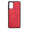 Miniatyrbillede 1 af 3: Læder Mobiltelefon Etui Multifunktionel Tegnebogstaske Smartphone Cover til SamsungRød til Samsung S20Ultra