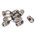 Miniatyrbillede 5 af 5: 10 stk. 3D-printerdyser MK8 rustfrit stål 1,75 mm ekstruder printhoveddele tilbehør