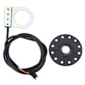 Miniatyrbild 3 av 4: Elektrisk cykelpedal 12 magneter E-cykel PAS-system assistent sensor hastighetssensor