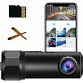 Miniatyrbild 1 av 5: [2022] Full HD 1080P Wifi Bilkamera, 360° Rotation 150° Vidvinkel Bilkamera, Dash Cam med Loop-inspelning, Parkeringsövervakning, G-sensor,