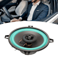 Miniatyrbillede 1 af 8: Bilhøjttaler 100W Mid Range Høj følsomhed 5 Tommer 2 Vejs Koaksial Bilhøjttaler til alle bilydsystemer