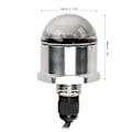 Pikkukuva 5 / 8: 12V sininen 9LED-tyhjennyspropun valo 1200lm 1/2 tuuman NPT-kierre vedenalainen lamppu merialukselle jahdille