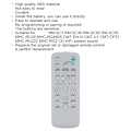 Miniatyrbilde 6 av 8: Fjernkontroll erstatning universell plast bærbar fjernkontroll for RM‑SC3 RM‑SC30 CD HIFI-system