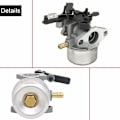 Pikkukuva 3 / 5: 591137 590948 Kaasutin Briggs & Stratton 111P02 114P02 11P902 121Q02 121Q07 121S02 121S07 121S75 124Q02 painepesuri 775EX TB360 ruohonleikkuri,