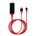 Miniatyrbild 2 av 8: Adapterkabel Typ C till High Definition Multimedia Interface-kabeladapter PVC Koppar för telefon bärbar dator Röd