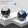 Pikkukuva 2 / 5: Mini kannettava Bluetooth-kaiutin Langaton kaiutin Kannettava metalli Bluetooth-kaiutin Lahja latauskaapelilla
