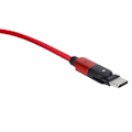Pikkukuva 4 / 7: Micro USB -kaapeli 180 asteen kiertotyyppi-c latauskaapeli Samsungille/Xiaomille/Huaweille 1.2MRed 1.2m/3.9ft