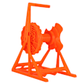 Miniatyrbillede 2 af 5: 3D-printerdele forbrugsmateriale trådstativ PLA ABS forbrugsmateriale materiale til Prusa i3