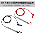 Miniatyrbillede 2 af 5: Ultra skarpe probespids testledning kabel pålidelige værdier 1000V 20A probespids til digitalt multimeter