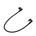 Miniatyrbild 3 av 5: Typ C-datakabel hane till hane 10 Gbps snabbladdning 4K 60Hz armbågsdataförlängningssladd 11,8 tum