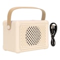Pikkukuva 1 / 5: Retro Bluetooth-kaiutin HiFi-basso, alhainen energiankulutus, nopea siirto, monitoiminen vintage-langaton kaiutin