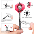 Miniatyrbild 4 av 5: Mjuk Dart Set: Upptäck Glädjen med Dart med Våra Lättgreppade Tunnar och Hållbara Skaft, Ett Dartset för Fester som Kombinerar Hög Precision och Säkerhet,