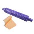 Miniatyrbild 4 av 5: Rullande stift av plast med non-stick-beläggning för fondant, bärbar präglad kavel, verktyg för dekoration av fondant, bakverk och tårtor
