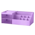 Miniatyrbillede 1 af 5: Kosmetisk/Makeup Vanity Organizer Box, Mini Skrivebordsopbevaring til Kontorartikler, Badeværelsesdisk eller Kommode, 24*12*9cm