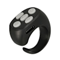 Miniatyrbilde 6 av 8: Smart Ring Controller Bluetooth 5.3 Trådløs Fjernkontroll Sidevender for Tik Tok Elektronisk Bok Svart