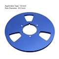 Miniatyrbilde 6 av 8: 1/4 10,5 tommers tom opptaksrulle med 3 hull, universal åpningsmaskindel, lydtape-opptaksrulle for Pioneer Blue