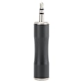Miniatyrbillede 5 af 5: 2 stk. 3,5 mm han til forgyldt Mini XLR 3-benet han afbalanceret lydadapter-stik