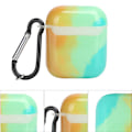 Miniatyrbild 1 av 8: Gradient Färgad Hörlursfodral Anti-förlorad Stöttålig Skyddande Skal för IOS Earbuds 2/1