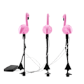 Pikkukuva 5 / 5: 3 in 1 LED-flamingo aurinkovoimalla toimiva ulkovalaisin vedenpitävä pihapuutarhanurmilamppu
