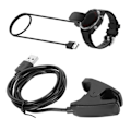 Miniatyrbilde 1 av 8: Chargert USB-ladekabel for Garmin Descent G1 Mk1 Mk2 Mk2i Mk2S Smartwatch