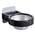 Miniatyrbillede 1 af 5: Rustfrit Stål Askebæger Punch Gratis Væghængte Askebægre til Toilet Badeværelse Køkken Bar Hjem Askebakke Holder