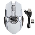 Miniatyrbillede 1 af 5: Trådløs mus Streamer Gaming Genopladelig Computer Bærbar Tilbehør G80 2.4gHz