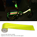 Miniatyrbild 8 av 8: Varningsbandrulle för utryckningsfordon, fluorescerande gul reflextejp med vidvinkelreflektion, förbättrad säkerhetstejp för lastbilar och släpvagnar
