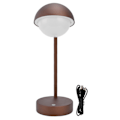 Miniatyrbild 1 av 5: LED-skrivbordslampa med touch-dimmer, uppladdningsbar metallbordslampa för studierum, matbord, sovrum, vardagsrum