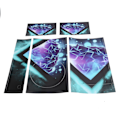 Miniatyrbilde 2 av 5: Geometrisk figur mønster klistremerke beskyttende hud klistremerke for Xbox Series S kontroller og konsoll