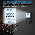 Miniatyrbild 5 av 5: Effektivt energihanteringssystem, energiförbrukningsmätare med minnesfunktion och digital display för hushållsapparater (1 enhet)
