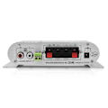 Miniatyrbilde 1 av 2: Mini HiFi 2.1 Stereo Bass Auto Car Home Audio Power Amplifier Digital Amp Sølv