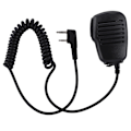 Pikkukuva 1 / 5: 2-nastainen Mini PTT-kaiutinmikrofoni Walkie Talkie -lisävarusteet Baofeng UV5R 888S:lle Kenwoodille TYT:lle