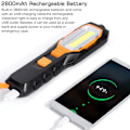 Pikkukuva 5 / 5: Ladattava COB-työvalo USB-säädettävä LED-työlamppu Ma
