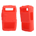 Pikkukuva 5 / 5: 2 kpl Mini Walky Talky Silikoni Suojakuori Kaksitie Radio Suoja Baofeng UV5R (Punainen)