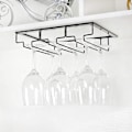 Miniatyrbild 4 av 7: Elegant Vinglasställ, Högkvalitativt Material Metall Vinglasförvaring för Under Skåp, Utrymmesbesparande Design & Enkel Installation för Hemmabar