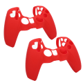 Miniatyrbillede 2 af 5: 2 stk. silikonebeskyttelse til PS5 Gamepad støvtæt Game Controller Skin beskyttende cover