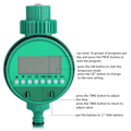 Miniatyrbillede 1 af 7: Automatisk elektrisk digital havevanding timer intelligent blomster vanding controller