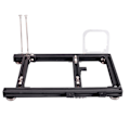 Miniatyrbillede 5 af 5: DIY Åben Ramme Varmeafledning Aluminiumlegering Computer PC Kabinet Chassis til ITX (Sort S)