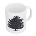 Miniatyrbild 1 av 7: Mikrovågssäker Mugg, Färgskiftande Presentmugg med Värmereaktivt Julgransmönster