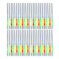 Miniatyrbillede 3 af 5: 50 stk. 2 i 1 Glowing Straws Sticks, der lyser i mørket, til koncerter, festartikler, bryllupper, børnefødselsdage