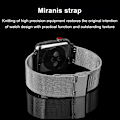 Miniatyrbild 4 av 5: Kompatibel för Apple Watch Band 38-40mm /42-44mm, Rostfritt stål Loop Spänne Metallrem Armband Loop Replacement Band för Iwatch Series 4, Series